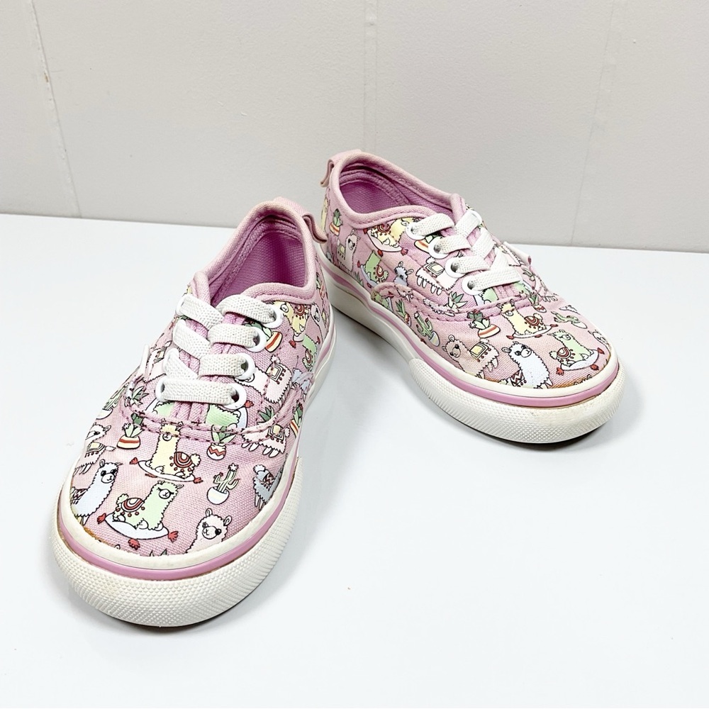 Vans Toddler Lama Shoes Size 6 Girls Pink